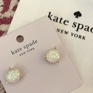 NWT~KATE SPADE~Rise and Shine Glitter Studs